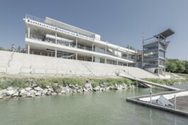 Regattazentrum in Ottensheim in Oberösterreich geplant von Architekt Stummer 
