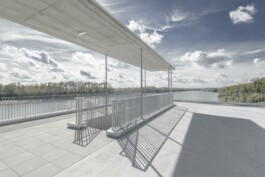 Regattazentrum in Ottensheim in Oberösterreich geplant von Architekt Stummer 