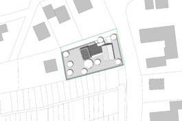 Plan eines Wohnhauses geplant von Architekt Stummer 