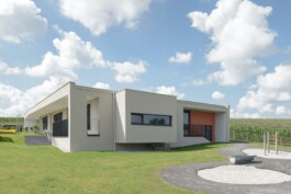 Kindergarten in Meggenhofen in Oberösterreich geplant von Architekt Stummer 