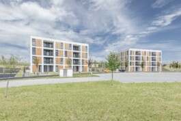 Studentenwohnheime in Hagenberg in Oberösterreich geplant von Architekt Stummer 