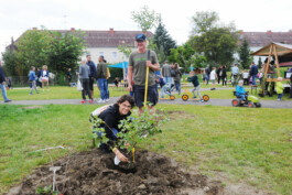 Fest zur Eröffnung des Kindergartens Ottensheim in der Feldstraße 30 in Oberösterreich 