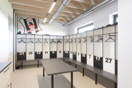 Garderobe vom Sportzentrum Eberstalzell 