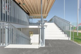 Außenstiegen vom Sportzentrum Eberstalzell 