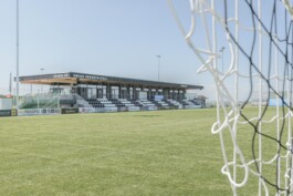 Fußballplatz und Clubhaus vom Sportzentrum Eberstalzell 