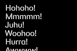 Liste von Lautmalereien von Weihnachten 