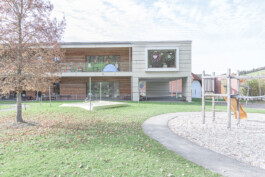 Garten vom Kindergarten in Eidenberg/Geng in Oberösterreich 